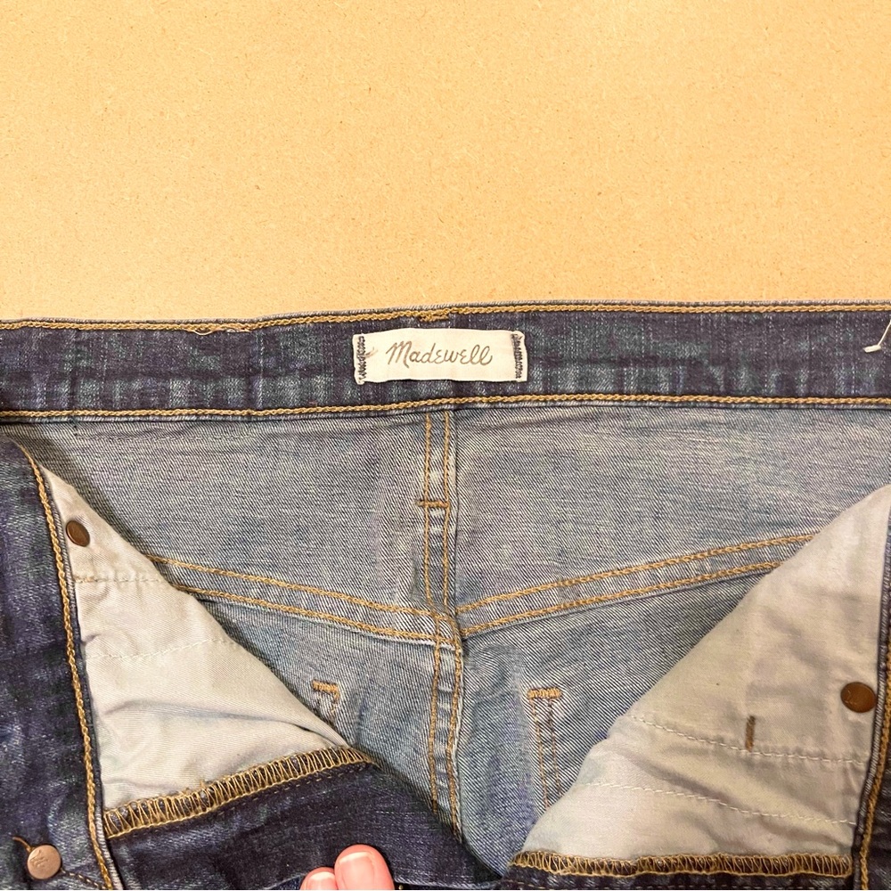 Madewell Stovepipe Jeans in Auraria Wash Size 27 - Picture 6 of 8